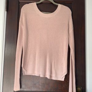 Light pink sweater from Garage. Cute & cozy!